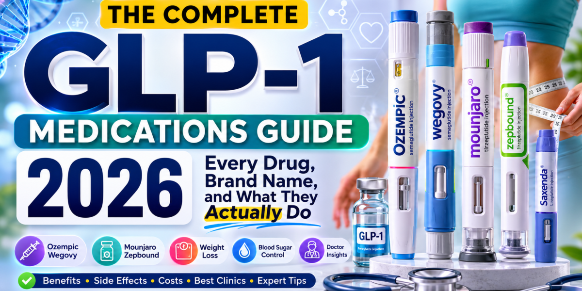 Complete GLP-1 Medications Guide 2026: Every Drug, Brand Name, and What They Actually Do